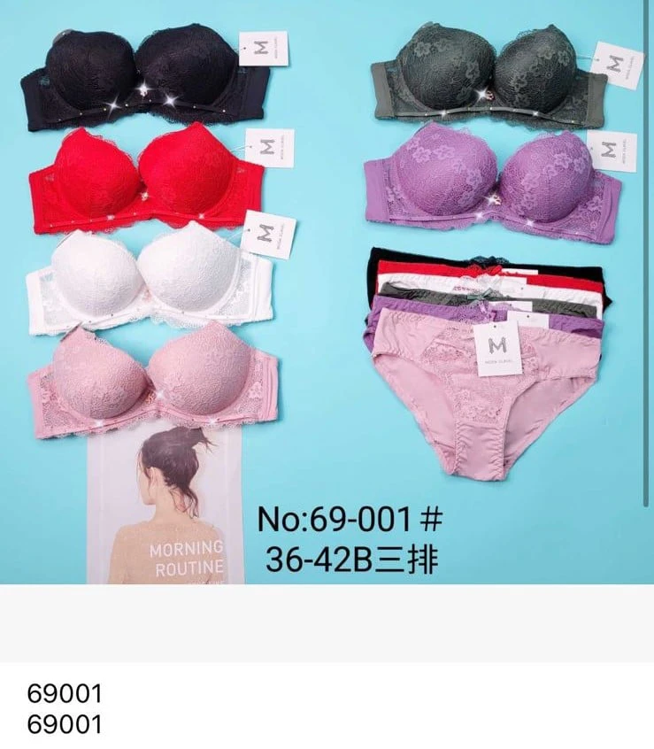 Conjunto con Sujetador de encaje-69001