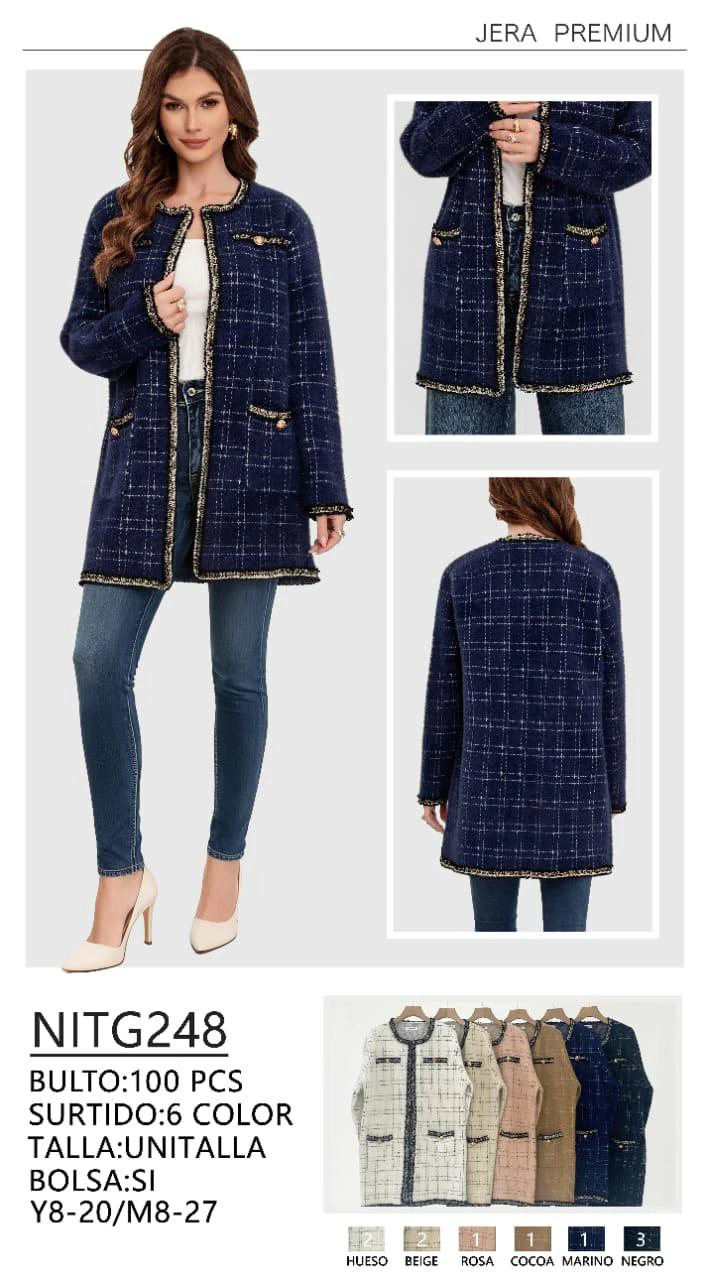 Abrigo de tweed-NITG248