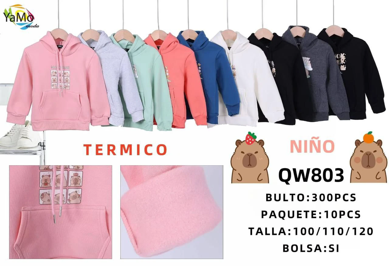 Sudadera Termico Niño-QW803
