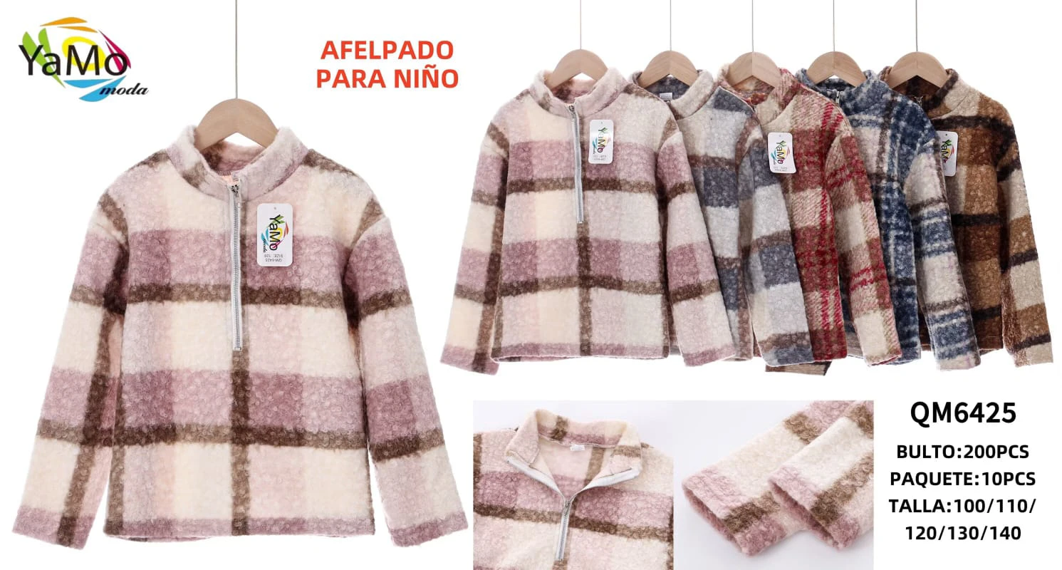 Suéter Afelpado para Niño-QM6425