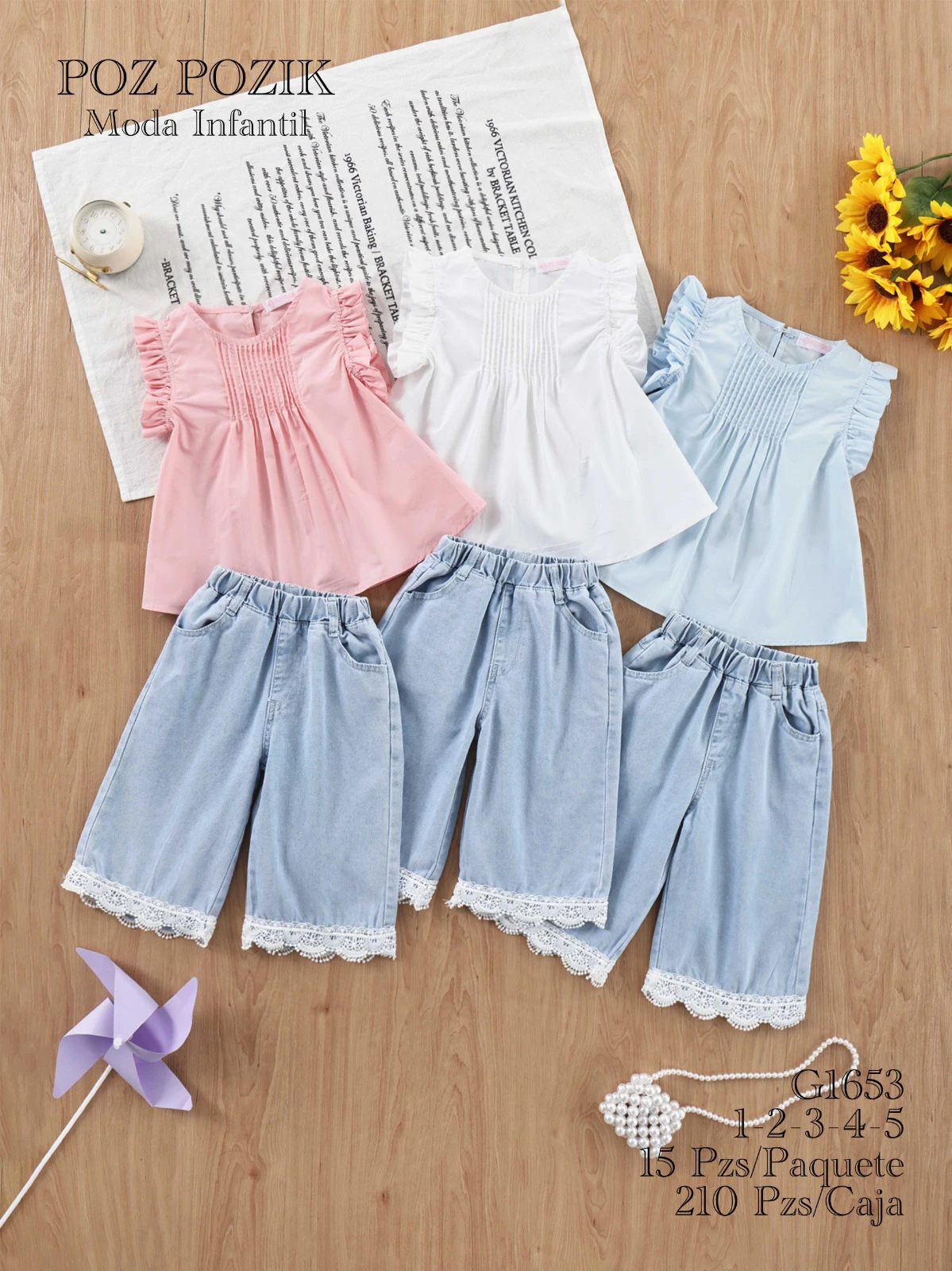 Conjunto de Blusas y Pantalones-G1653