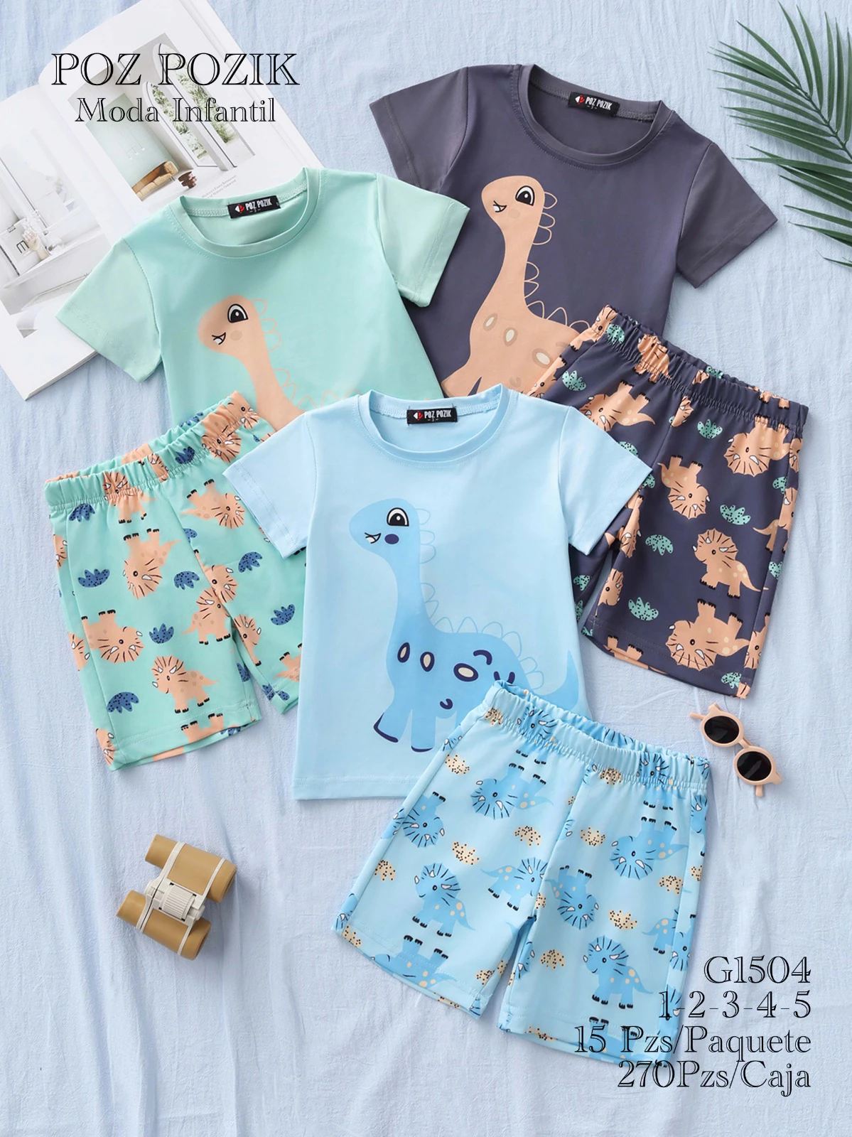 Conjunto Infantil de Dinosaurios-G1504