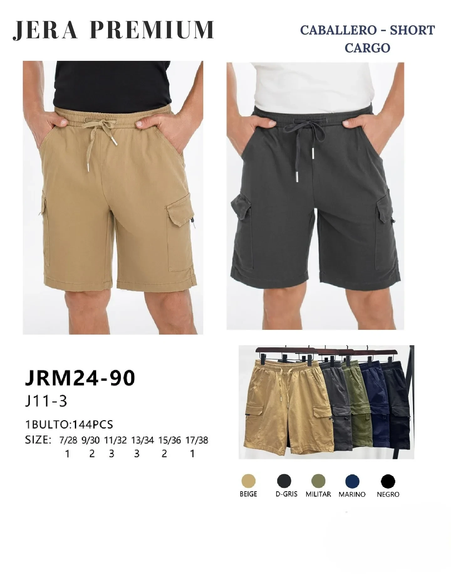 JRM24-90-MILITAR – Short Hombre Jera Premium-6-JRM24-90-MILITAR