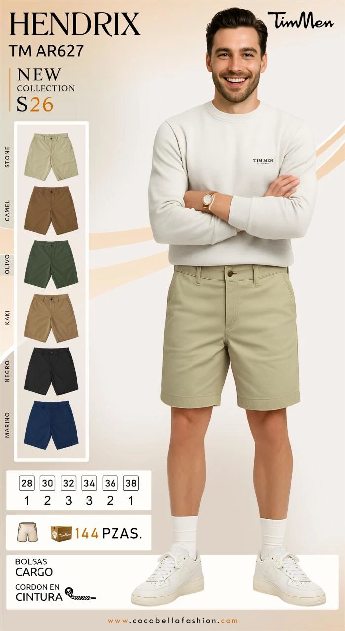 Shorts cargo HENDRIX-TM AR627
