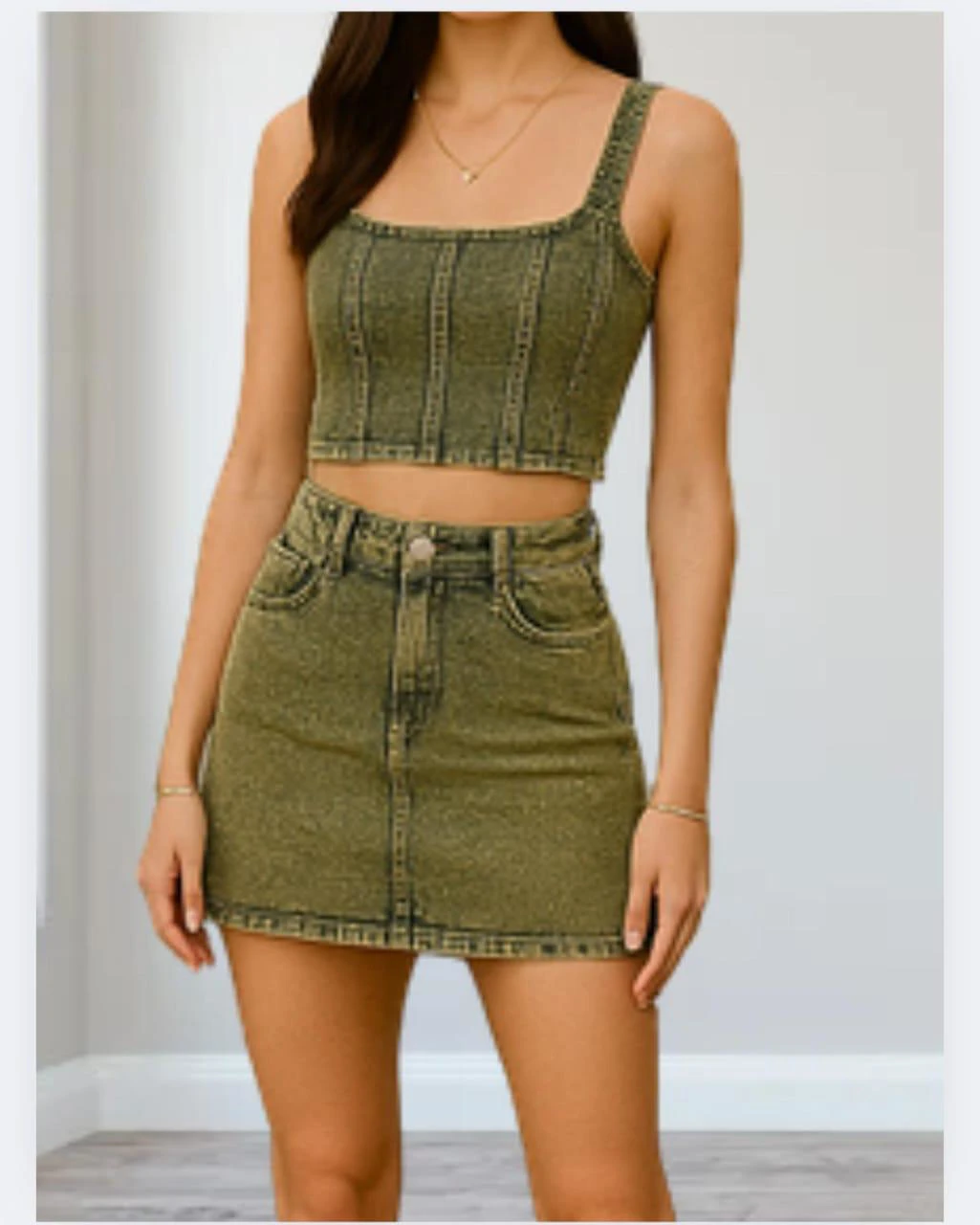 Conjunto de top y falda-41329