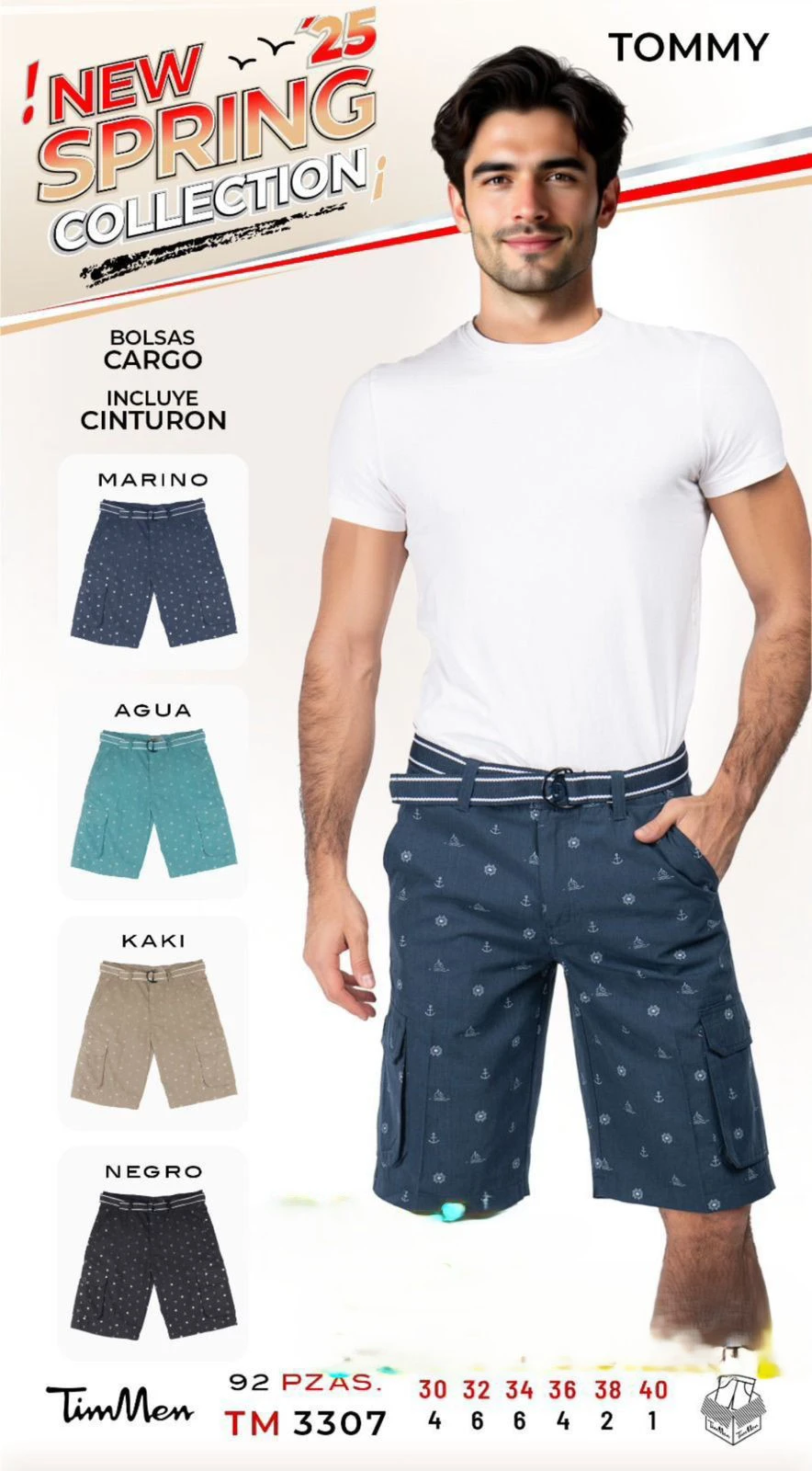 Bermuda con diseños-TM 3307