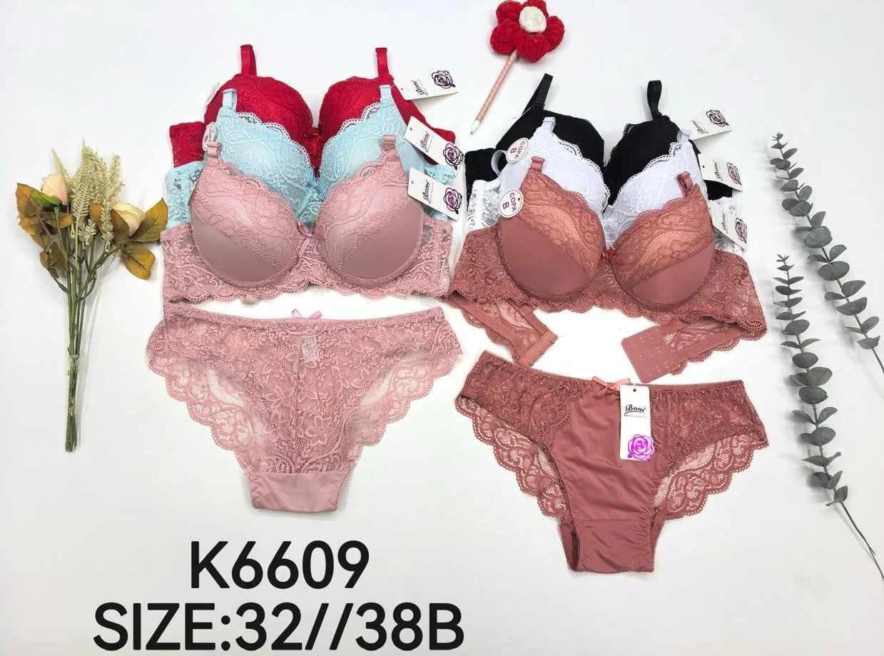 Conjunto de Lencería de Encaje-K6609