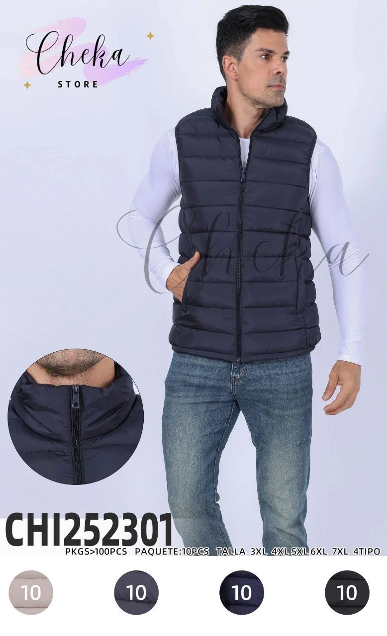 Chaleco acolchado para hombre-CHI252301