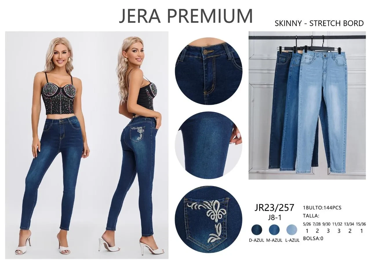 Jeans Skinny Jera Jeans-JR23-257-D-AZUL-3P