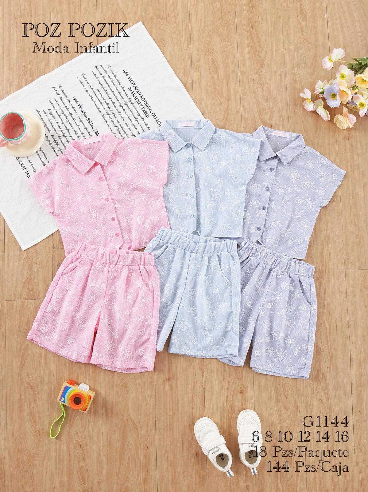 Conjunto de Camisa y Shorts-G1144
