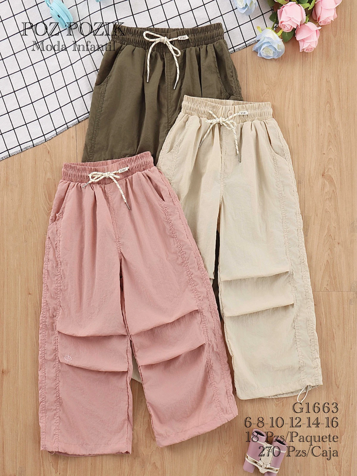 Pantalones Cargo-G1663