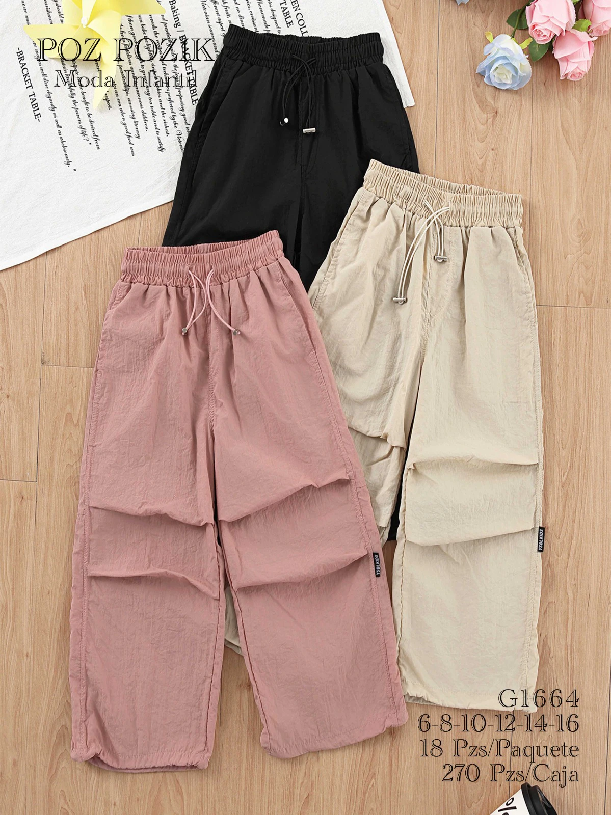 Pantalones de Carga para Niños-G1664