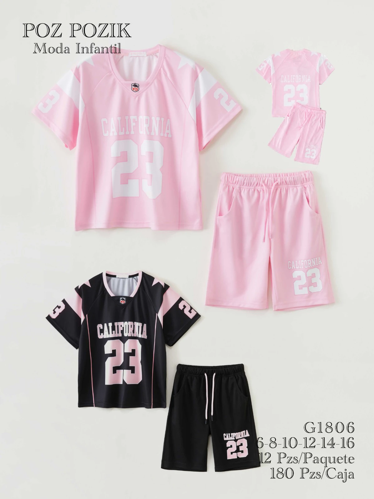 Conjunto Deportivo de Playera y Short-G1806