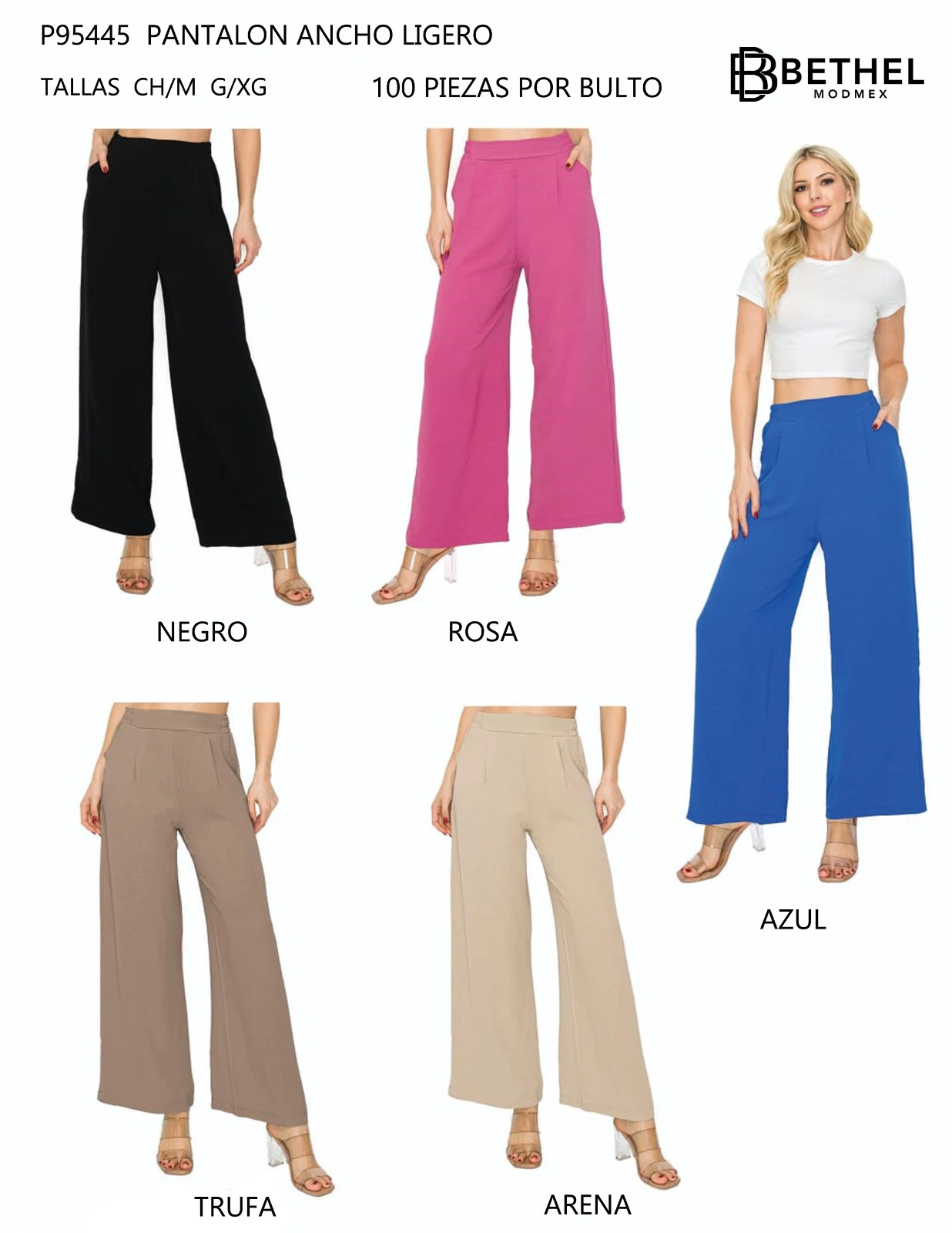 Pantalón Ancho Ligero-P95445
