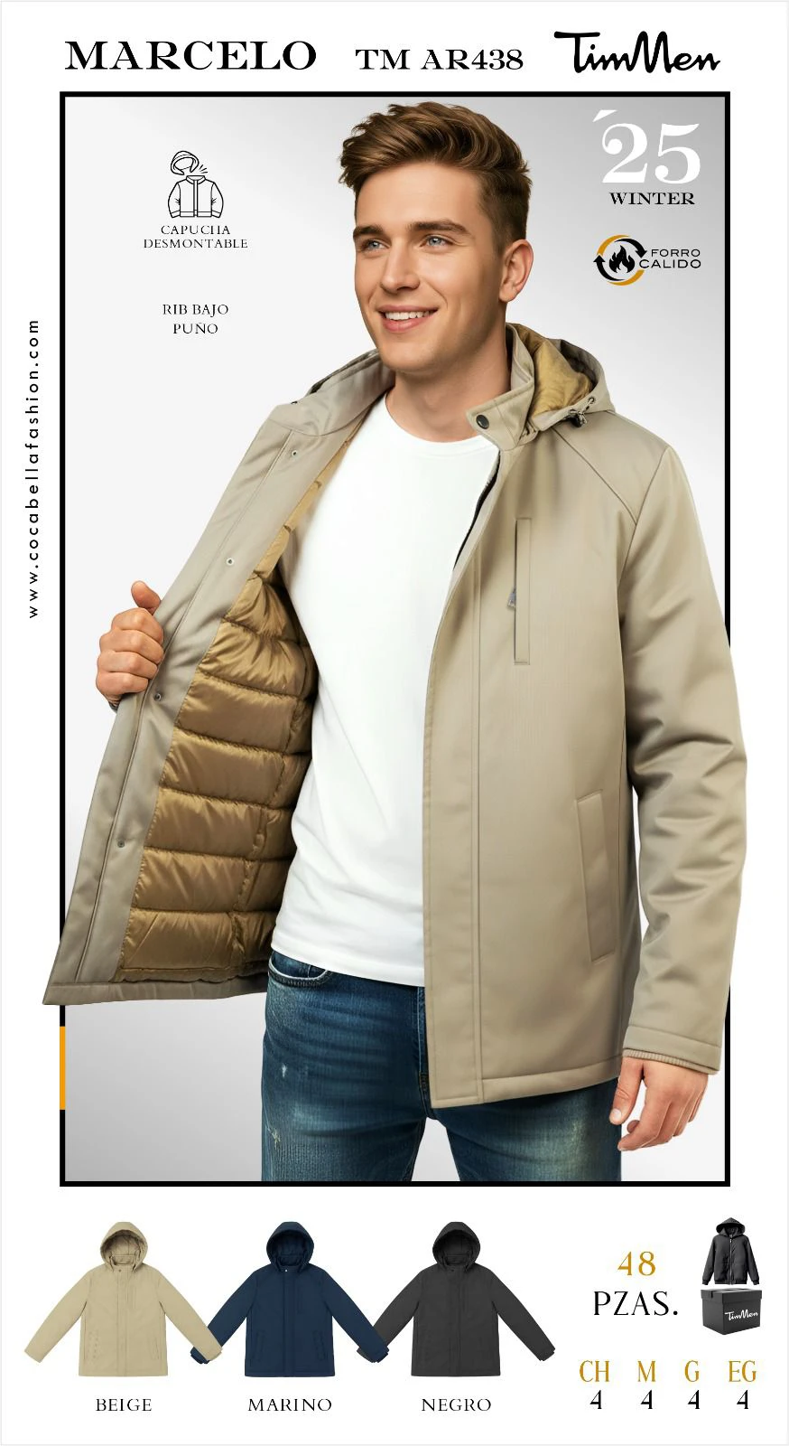 Chamarra para Hombre Marcelo-TM AR438