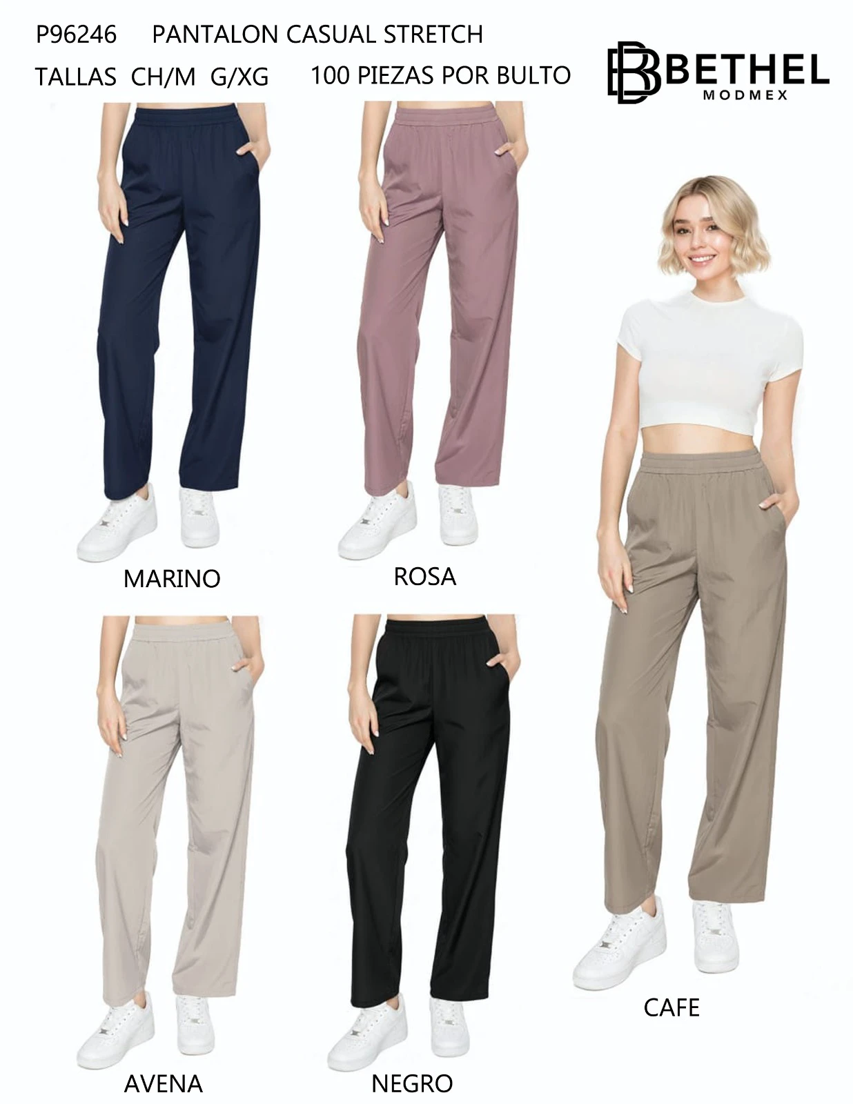 Pantalón Casual Stretch-P96246
