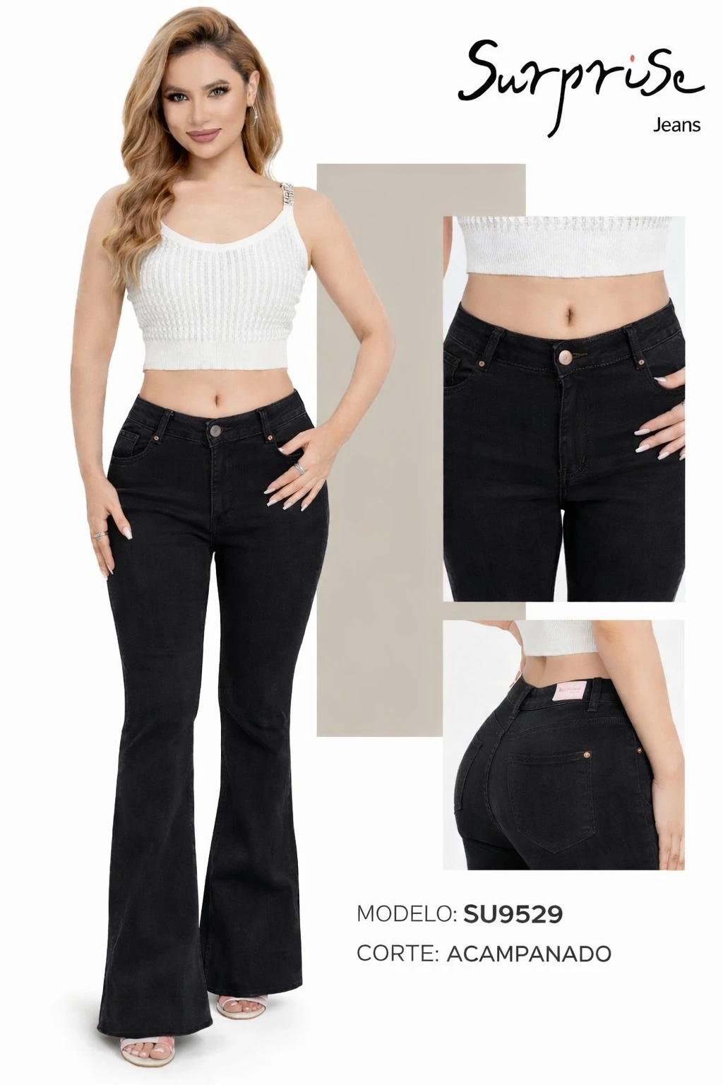 Jeans Acampanados Surprise-SU9529