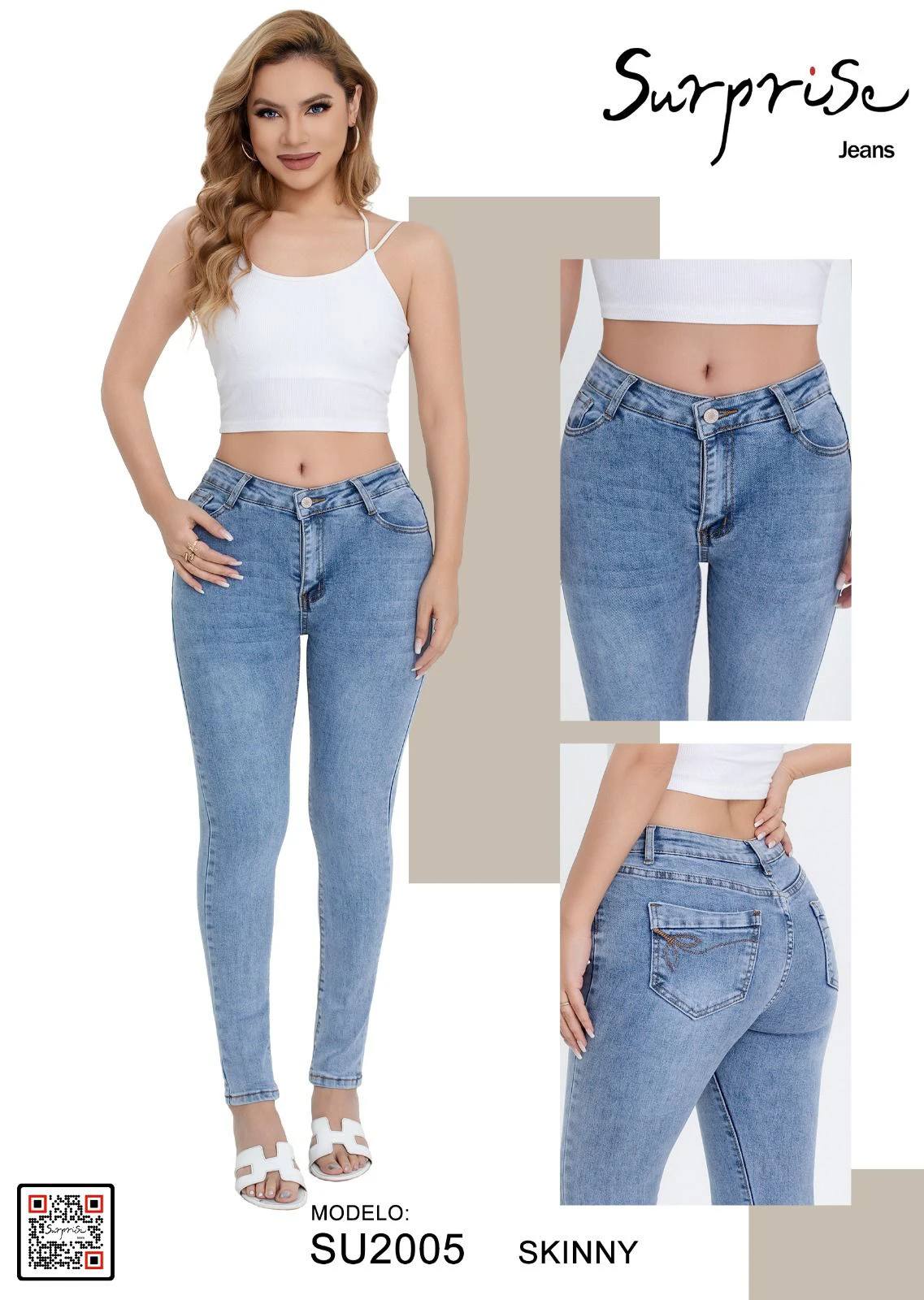 Jeans Skinny Surprise-SU2005