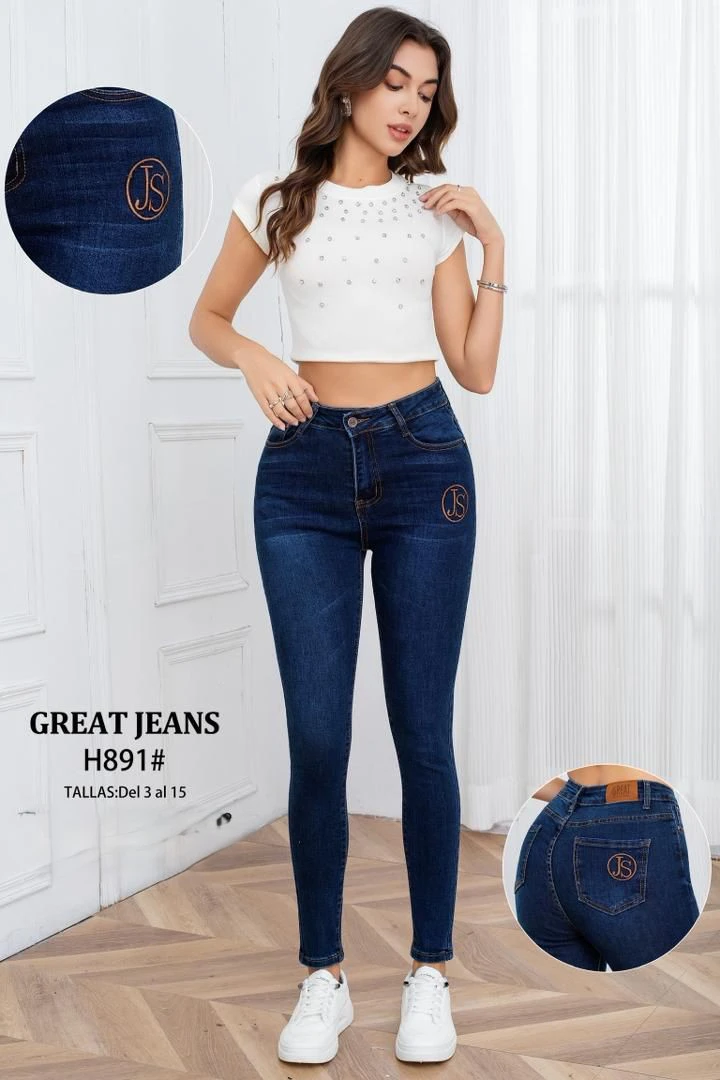 Jeans Dama Skinny-H891