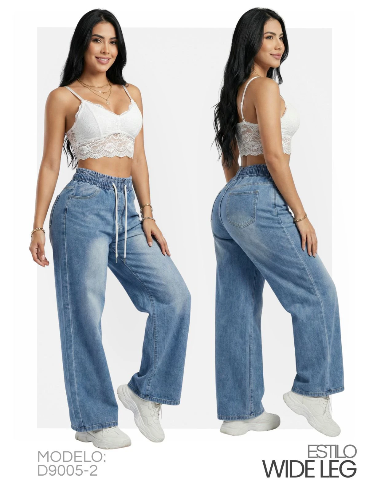 Jeans wide leg-D9005-2