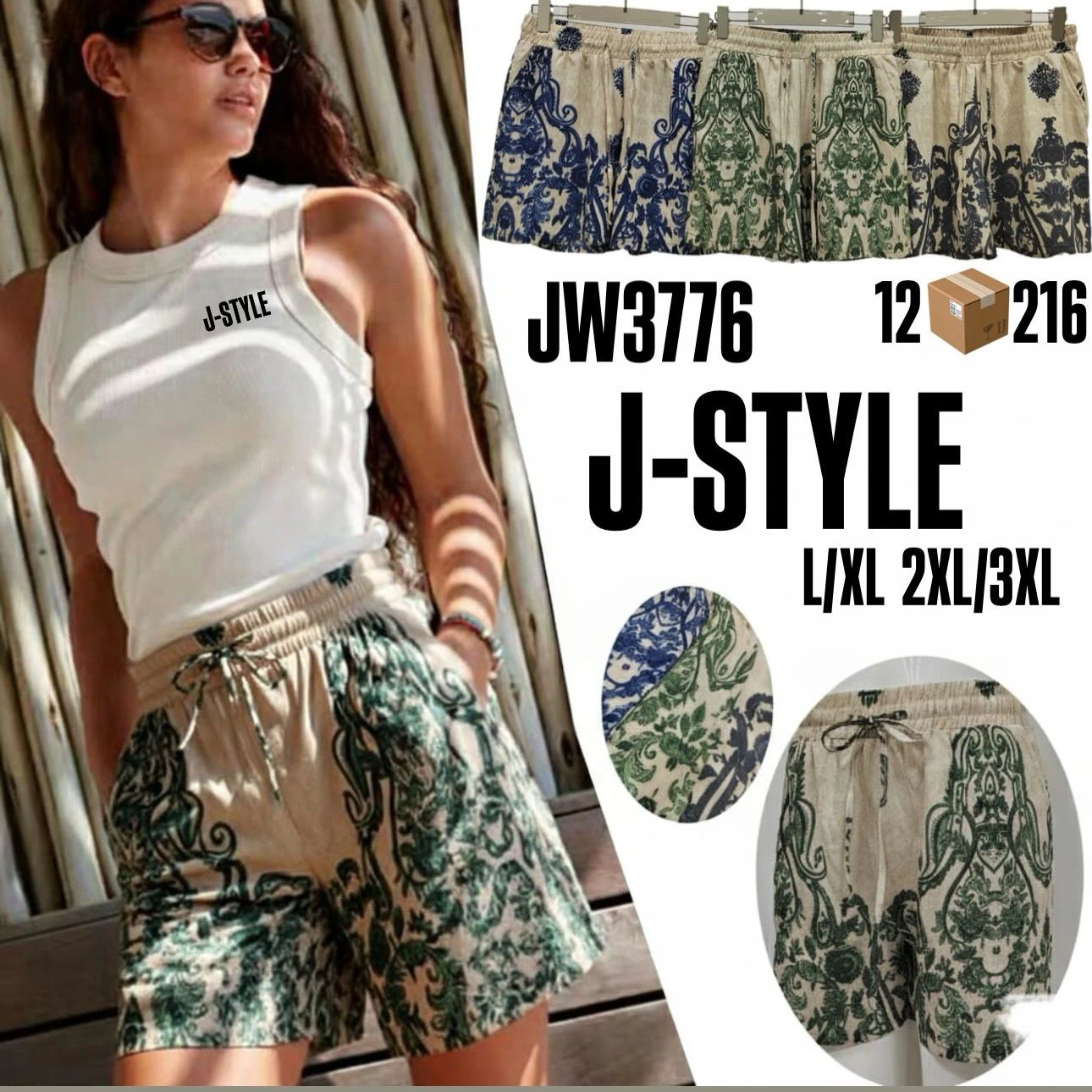 Short estampado J-Style-JW3776