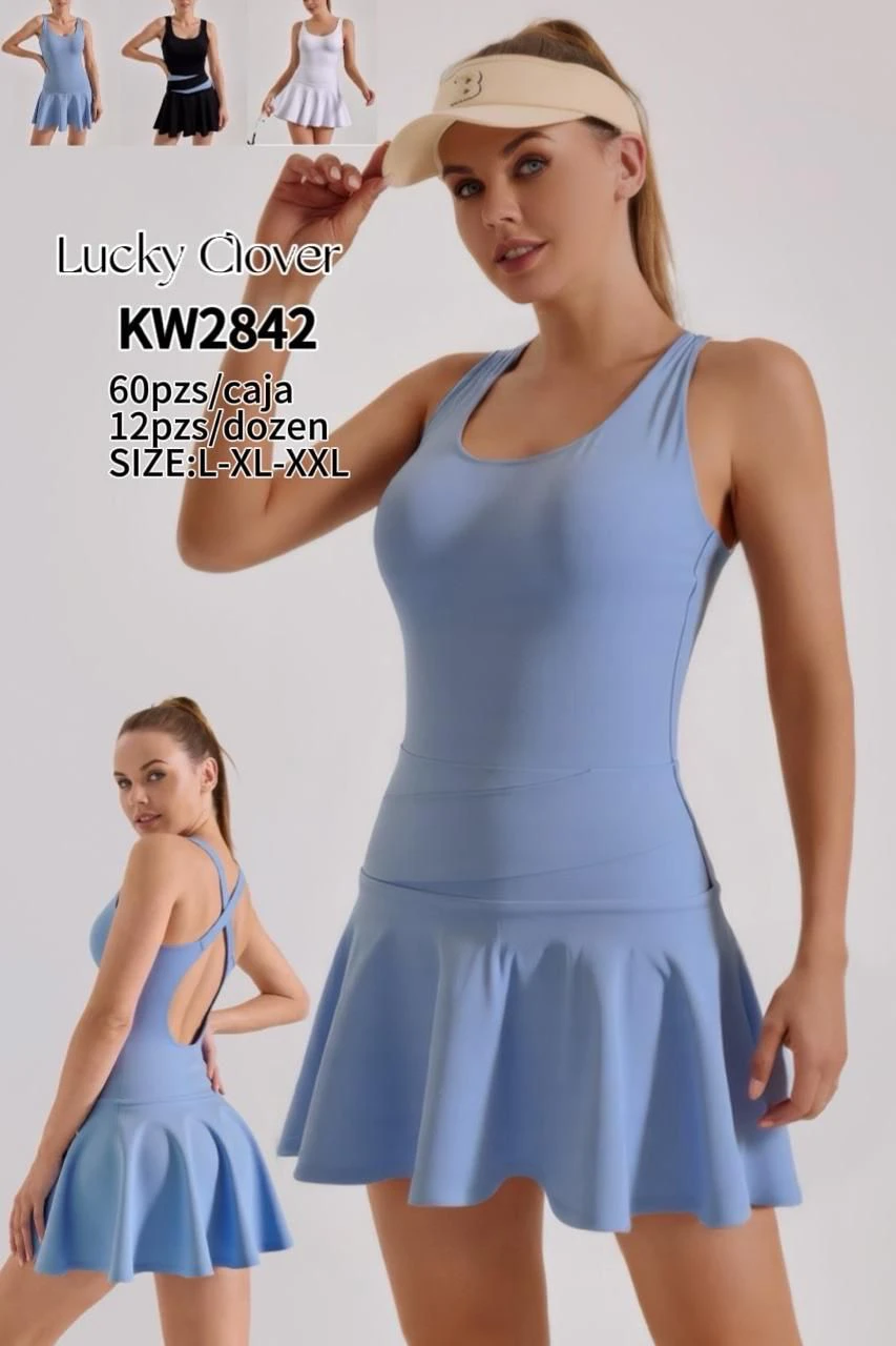 Vestido deportivo con falda-KW2842
