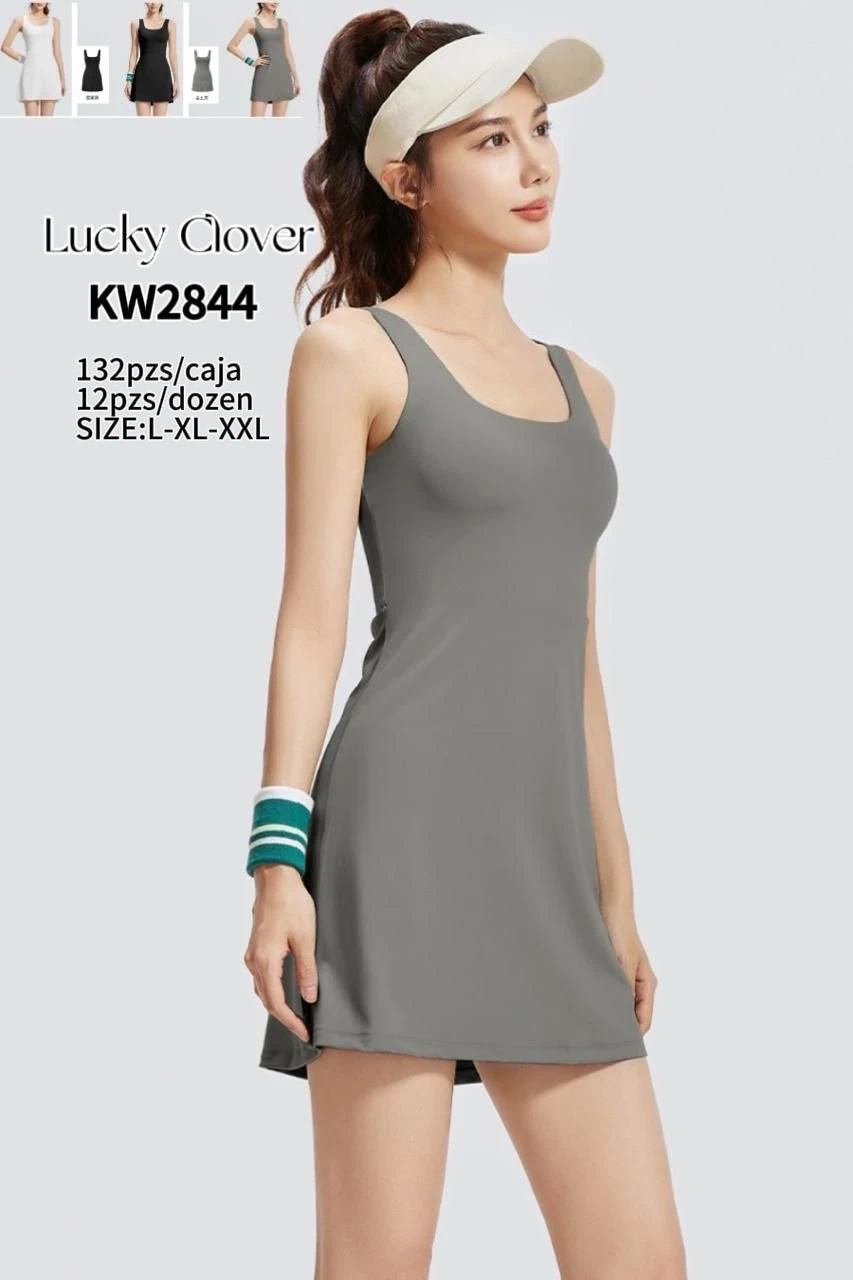Vestido deportivo sin mangas-KW2844