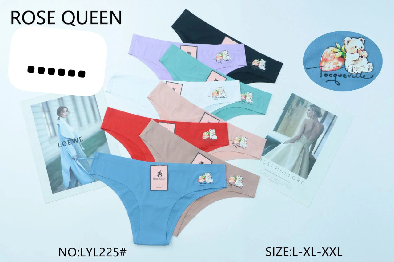 Braguitas de mujer con estampado de osos-LYL225