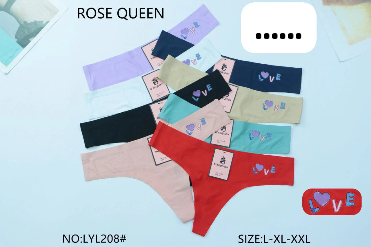 Braguitas tipo tanga para mujer-LYL208