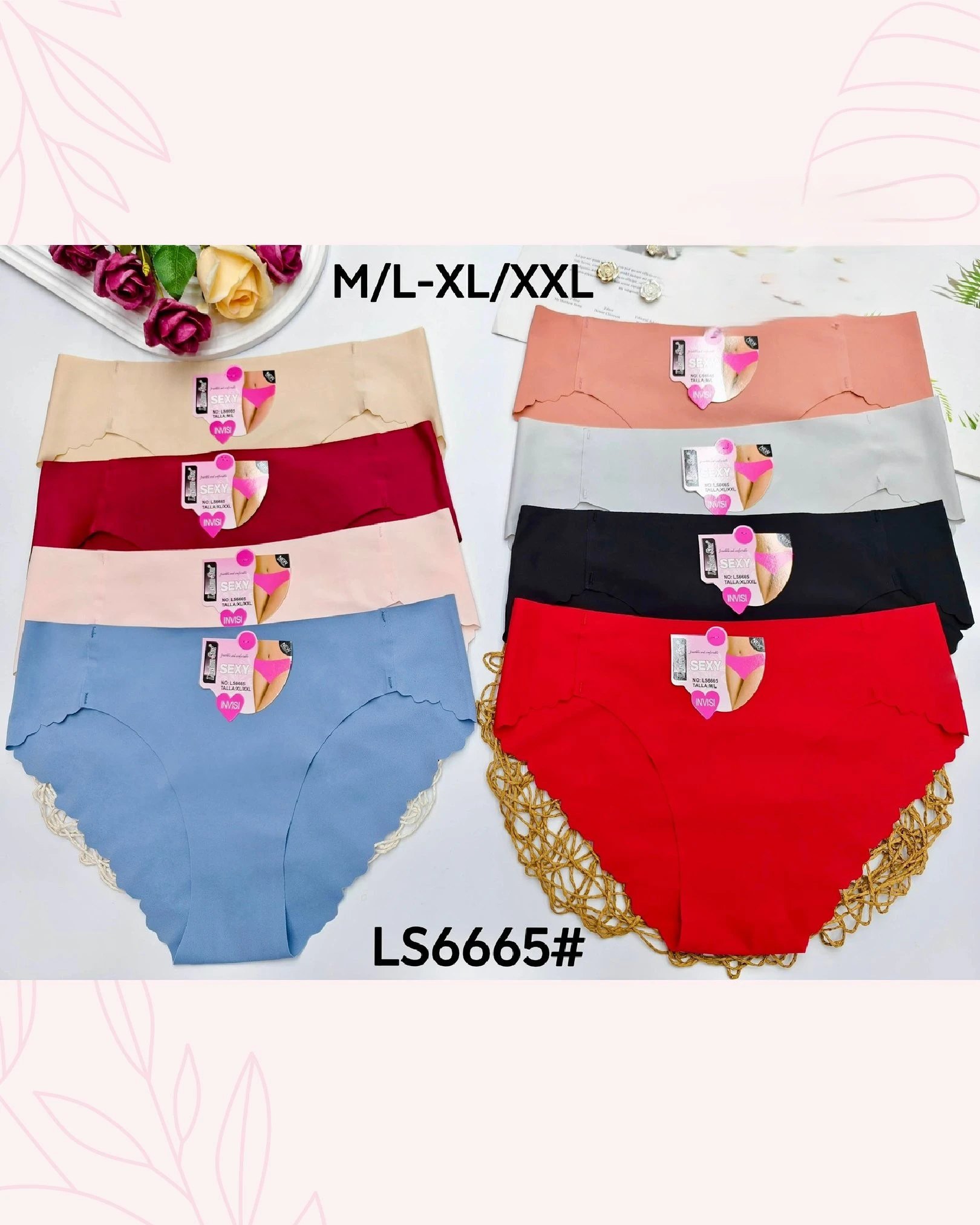Braguitas invisibles de mujer-LS6665