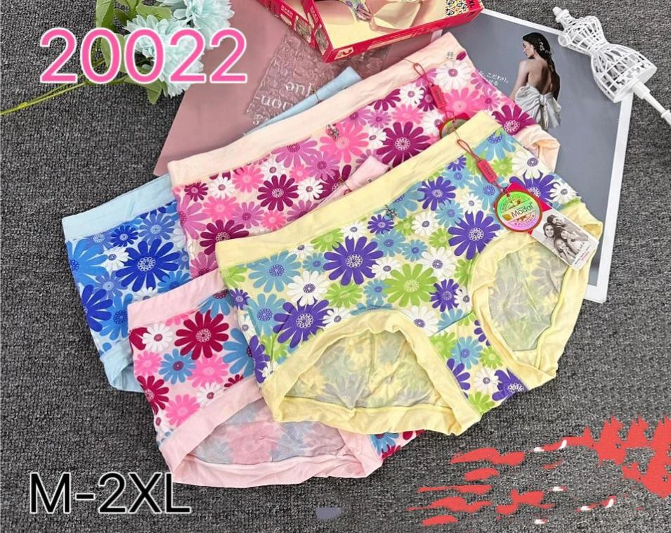 Braguitas de mujer con estampado floral-20022
