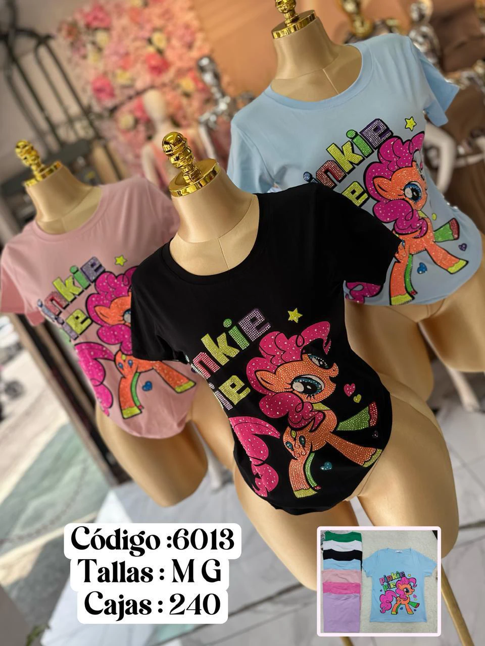 Camiseta Pinkie Pie-6013
