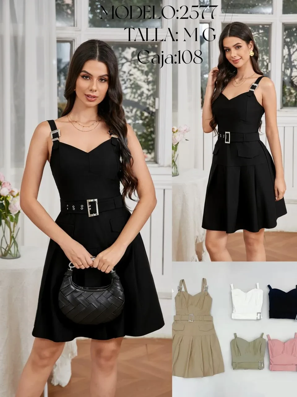 Vestido Con Cinturón-0-2577