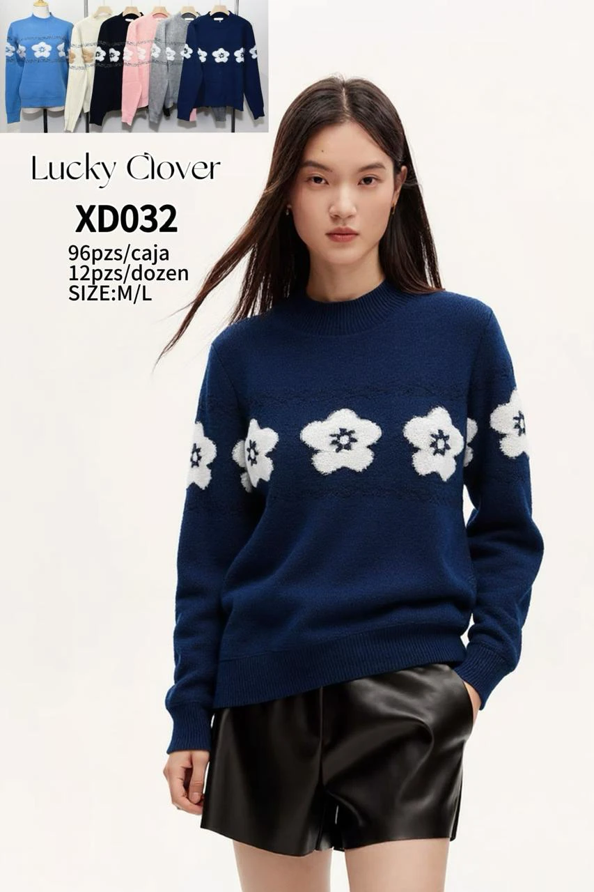 Suéter con flores-XD032