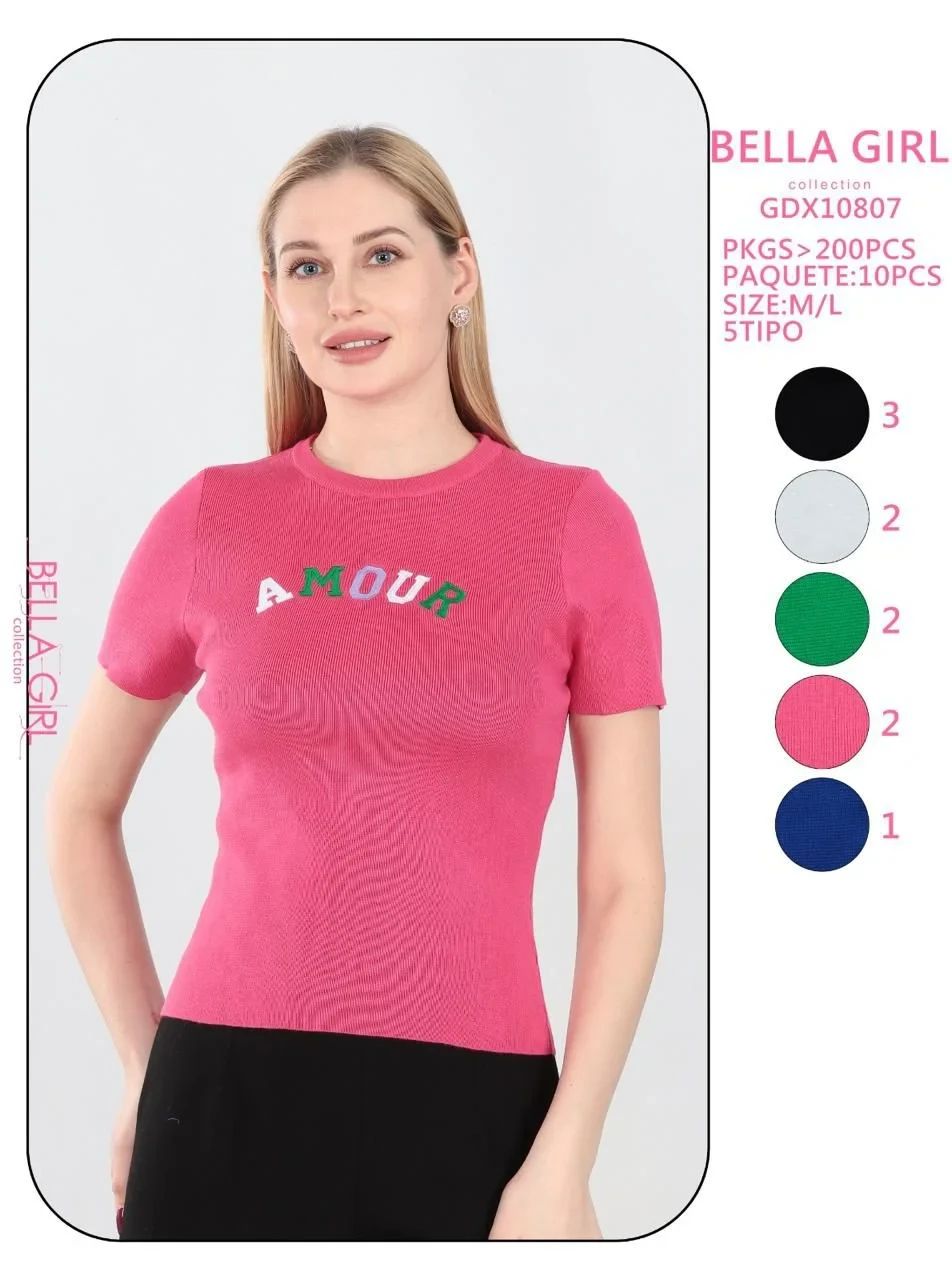 Blusa rosa ‘Amour’-GDX10807