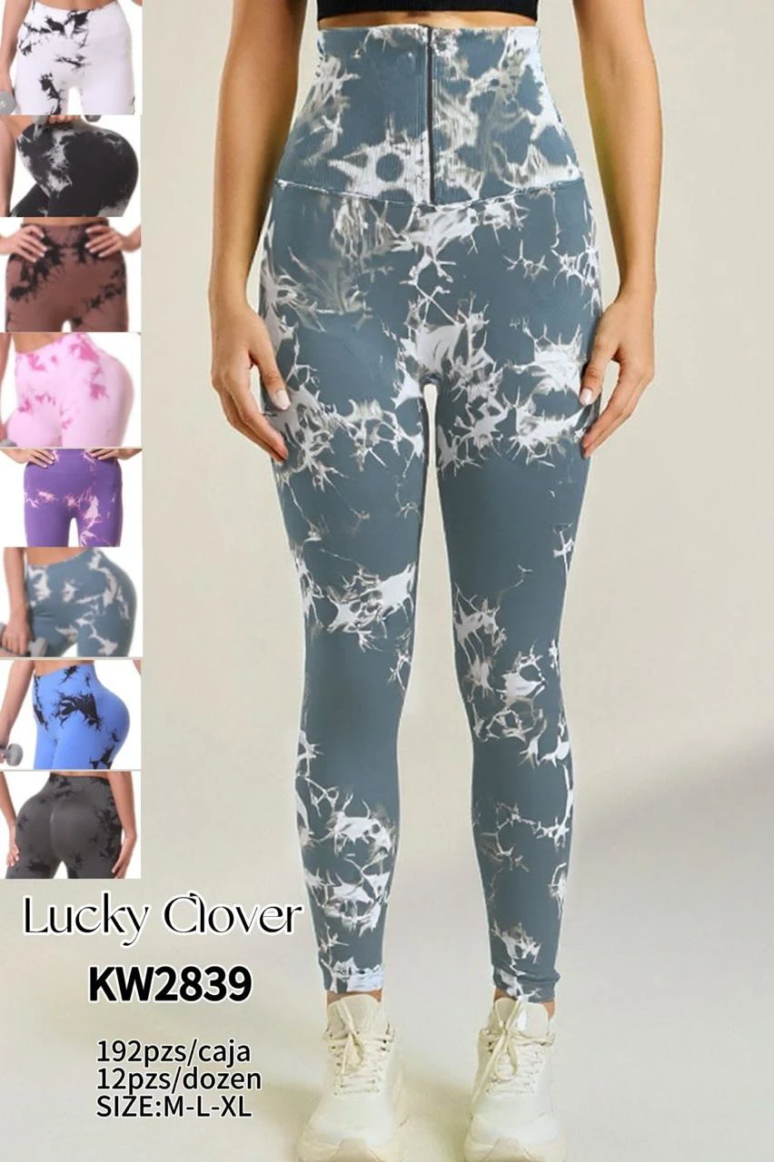 Leggings deportivos con estampado-KW2839