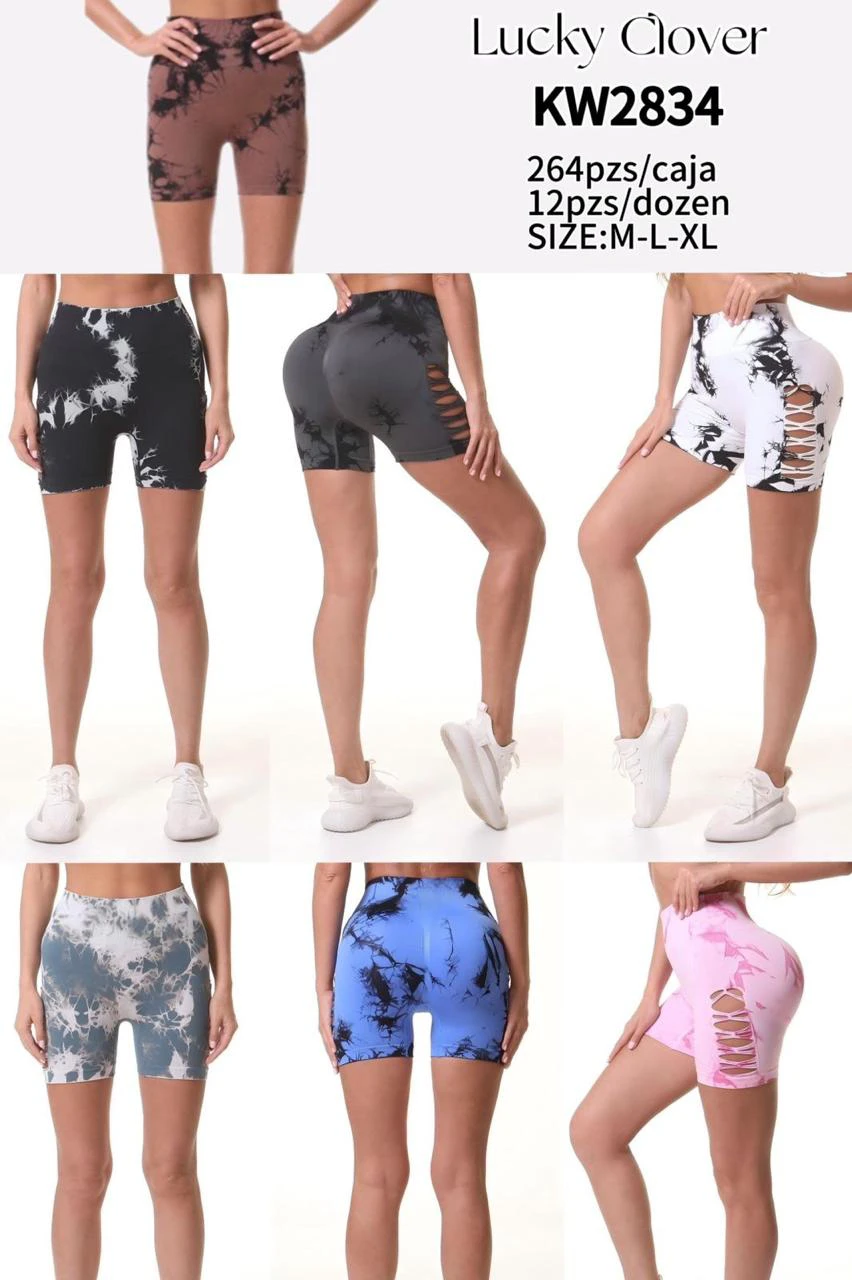Shorts deportivos tie-dye-KW2834