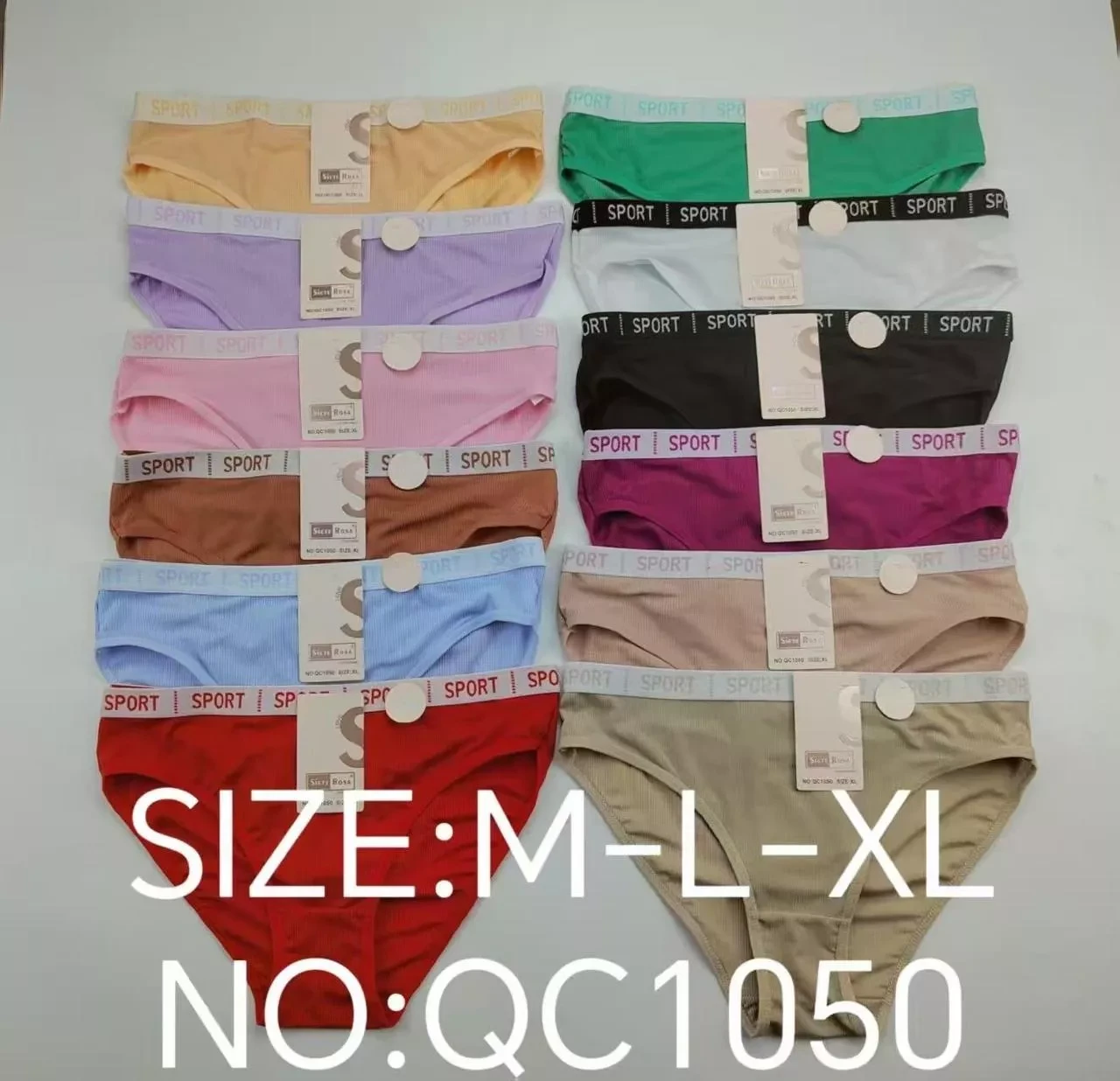 Braguitas deportivas para mujer-QC1050