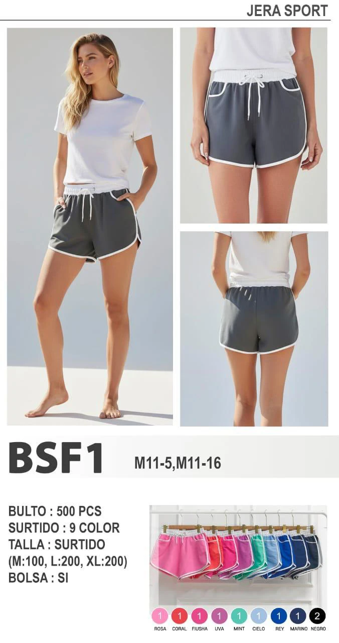 Shorts deportivos para mujer-BSF1