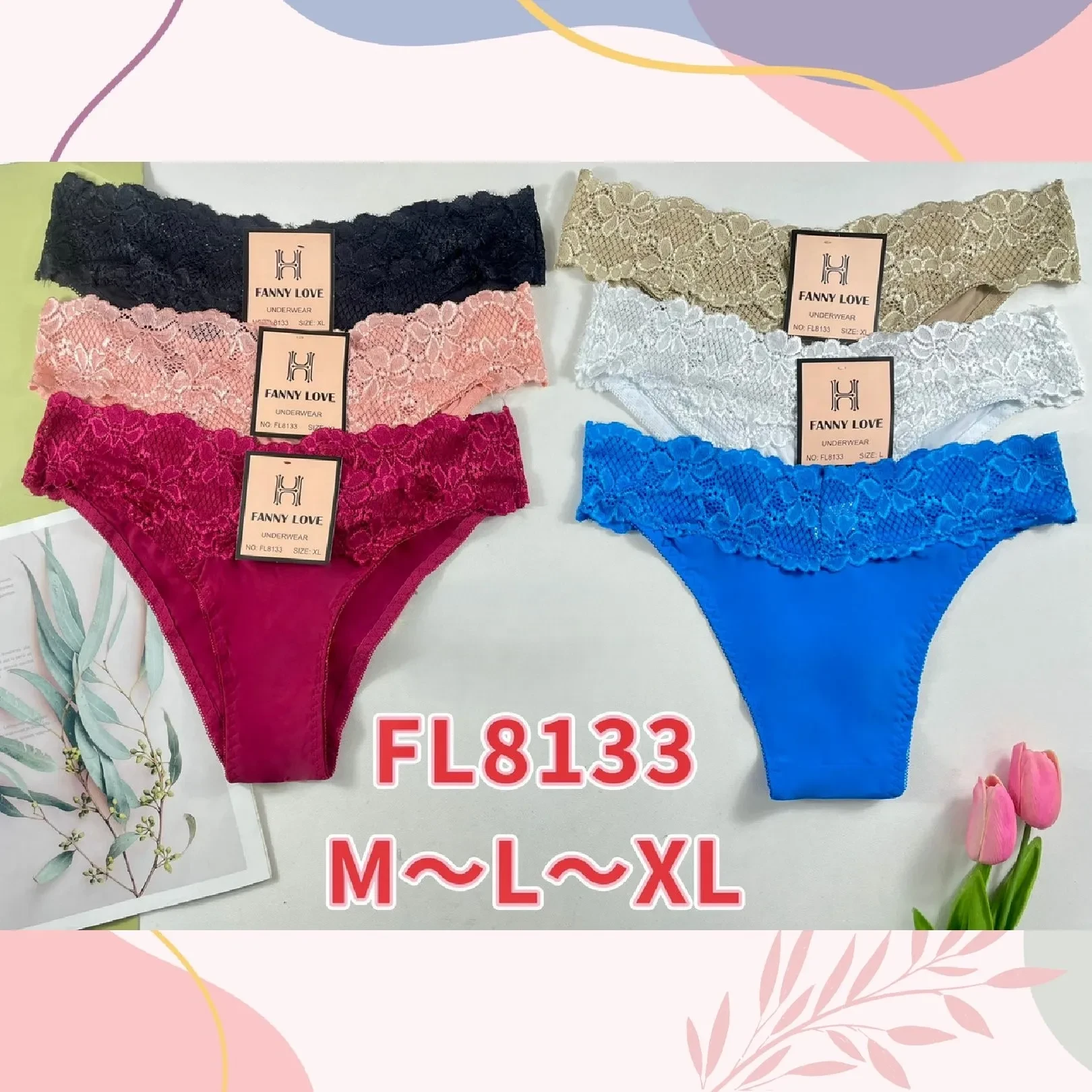 Bikini Encaje Multicolor-FL8133-0-FL8133