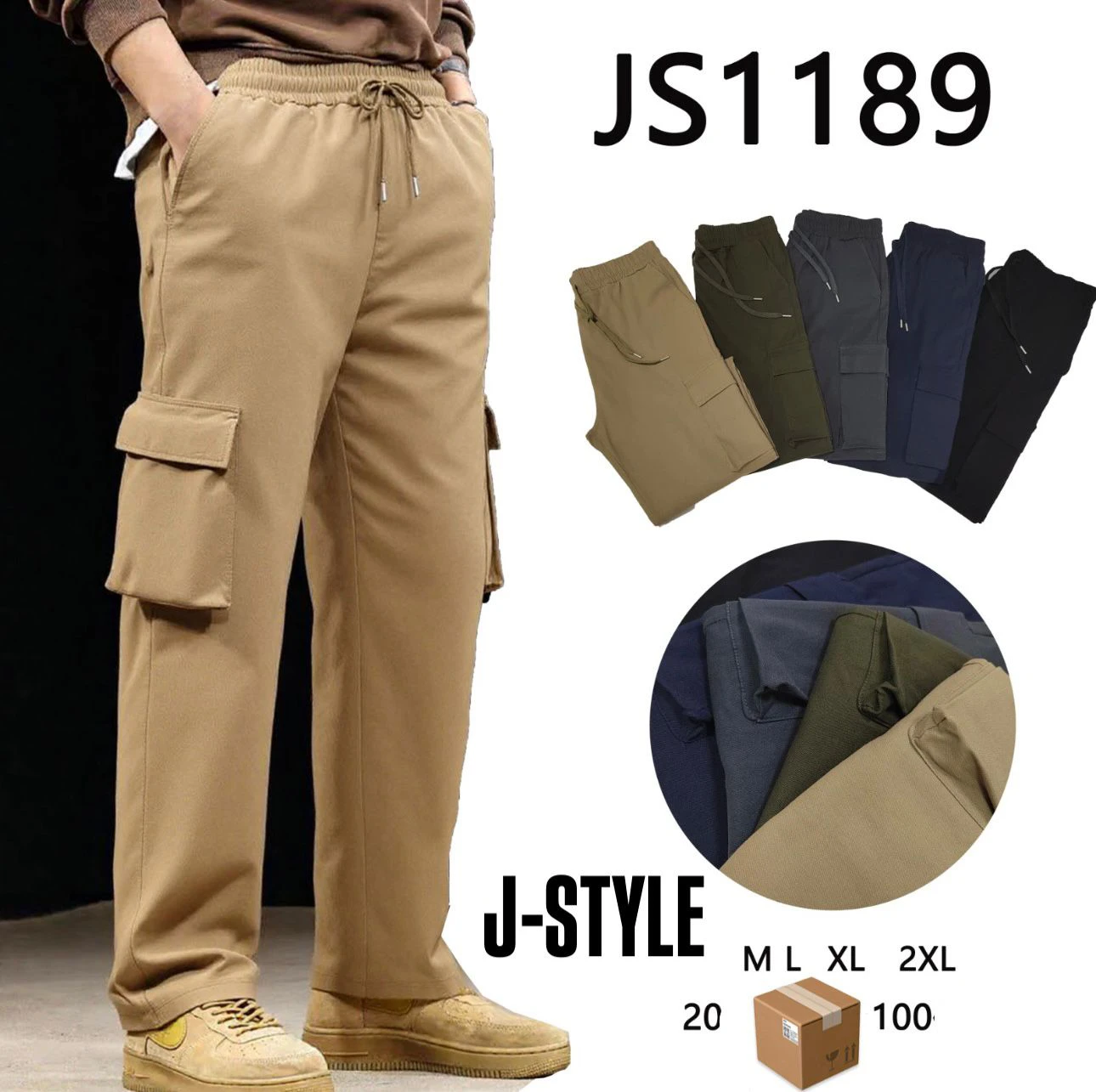 Pantalón Cargo J-Style-JS1189