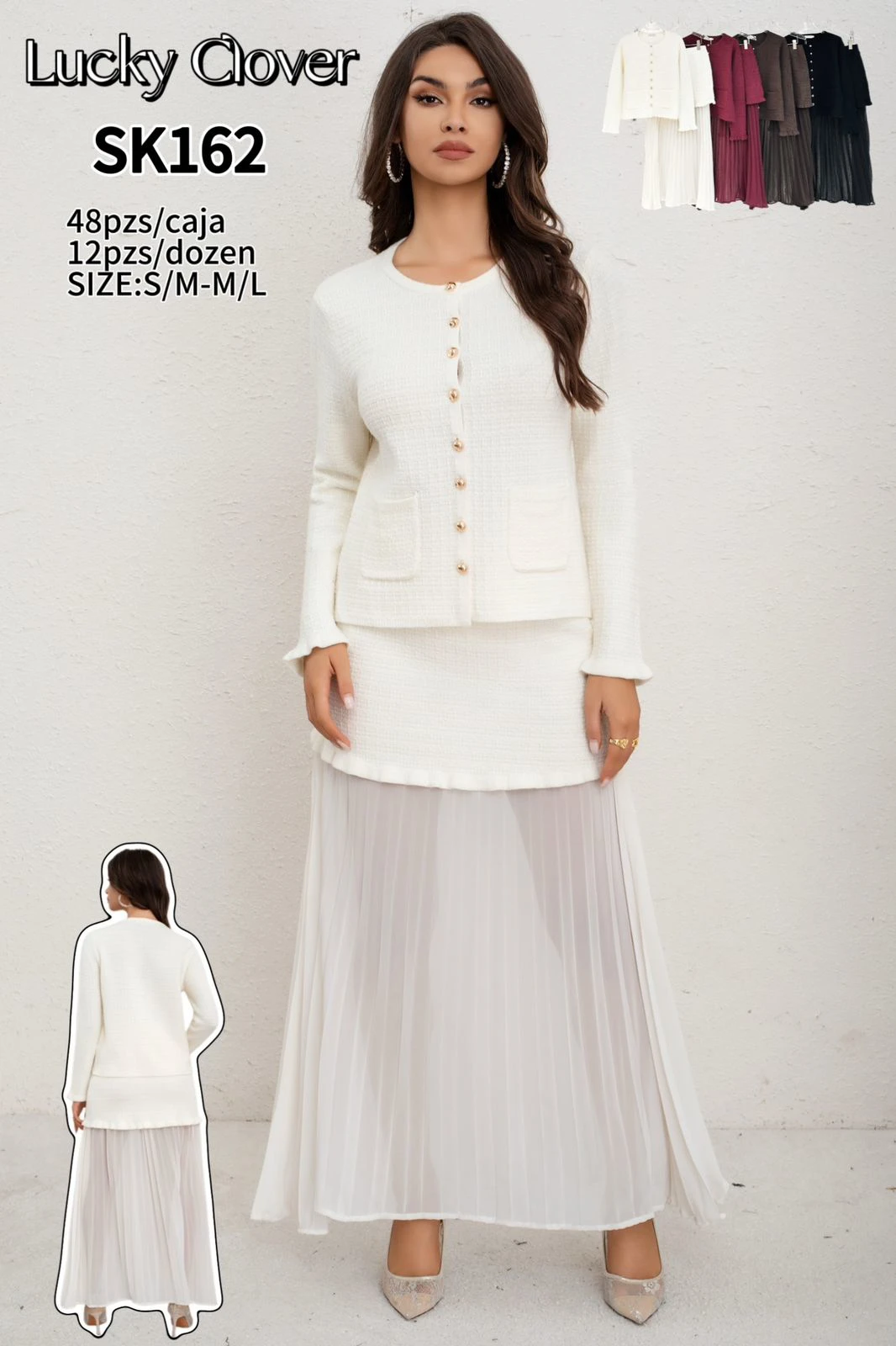 Conjunto de falda y chaqueta-SK162
