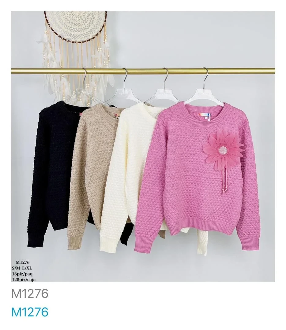 Sueter con flor-M1276