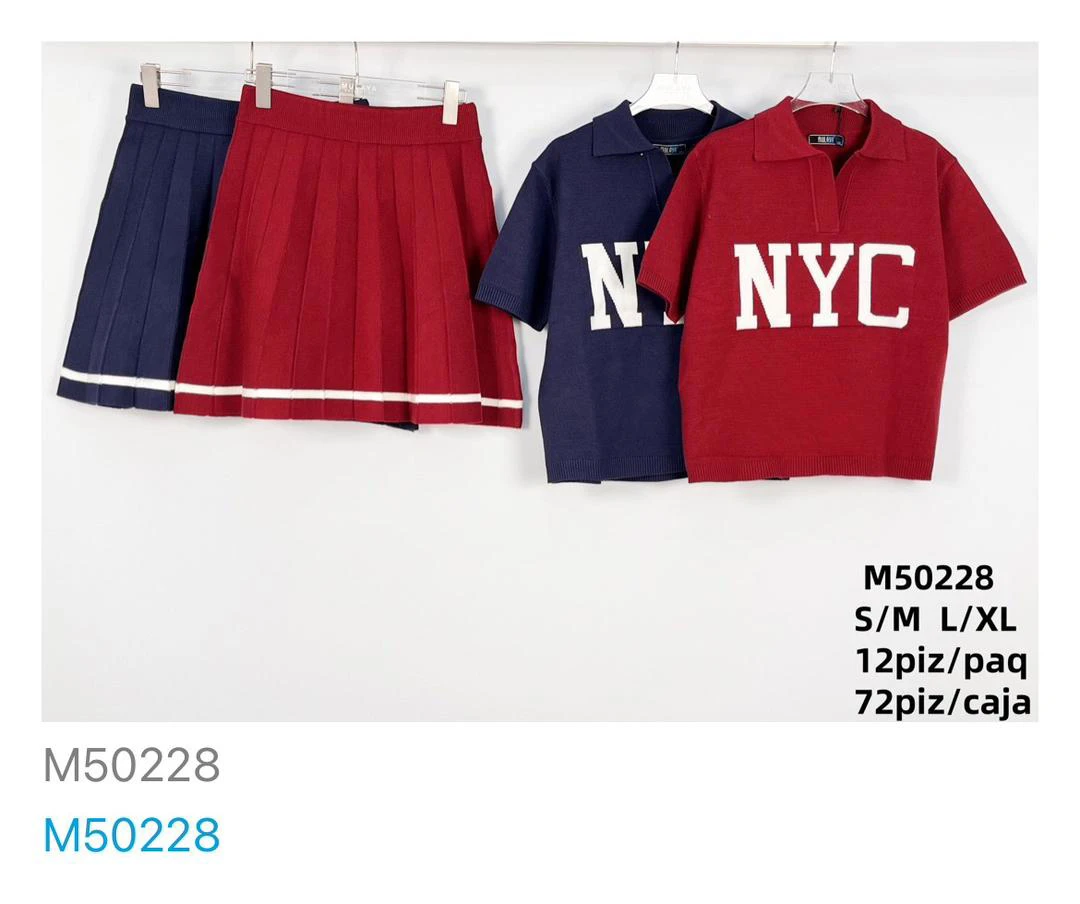 Conjunto de falda y blusa NYC-M50228