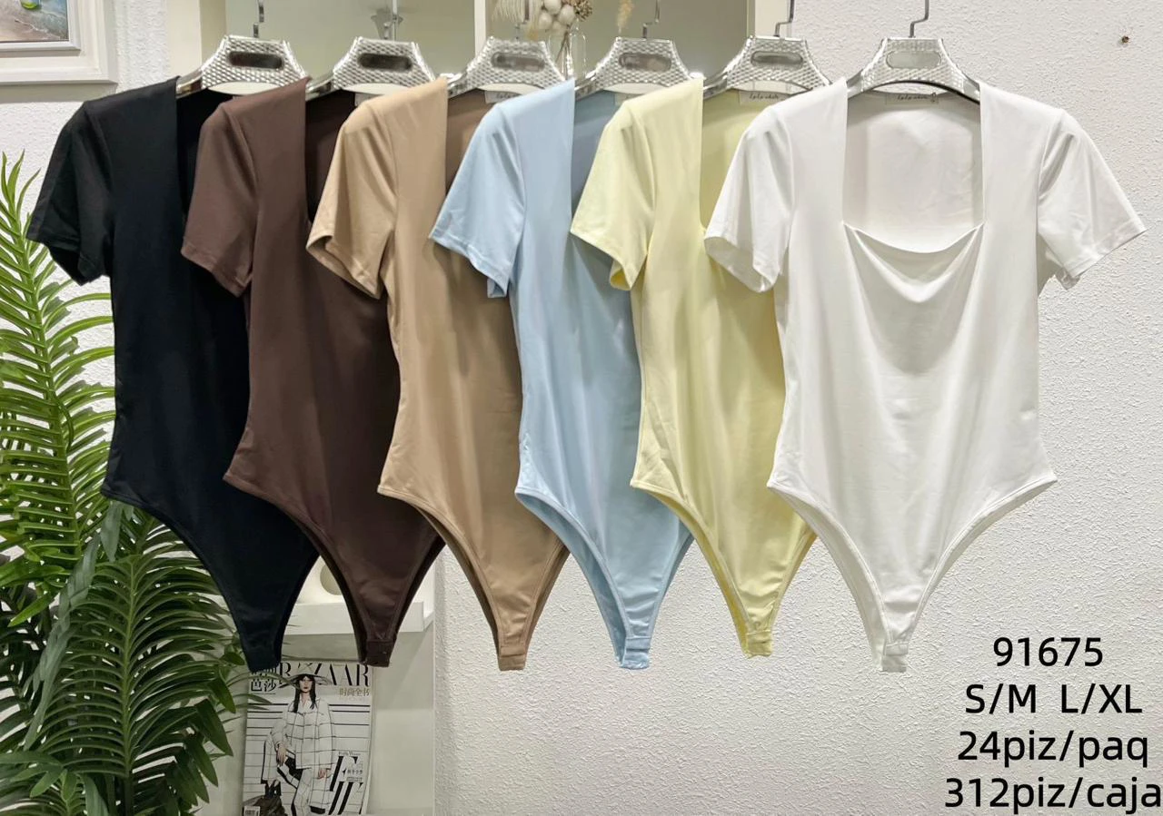 Bodysuit de manga corta-91675