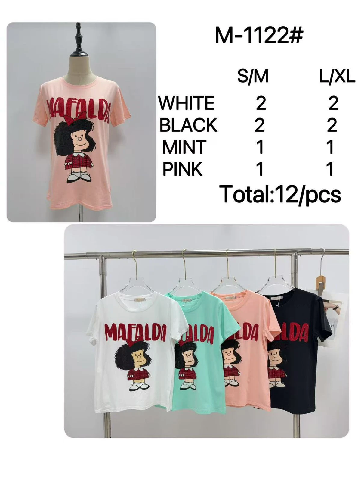 Playera Mafalda-M-1122