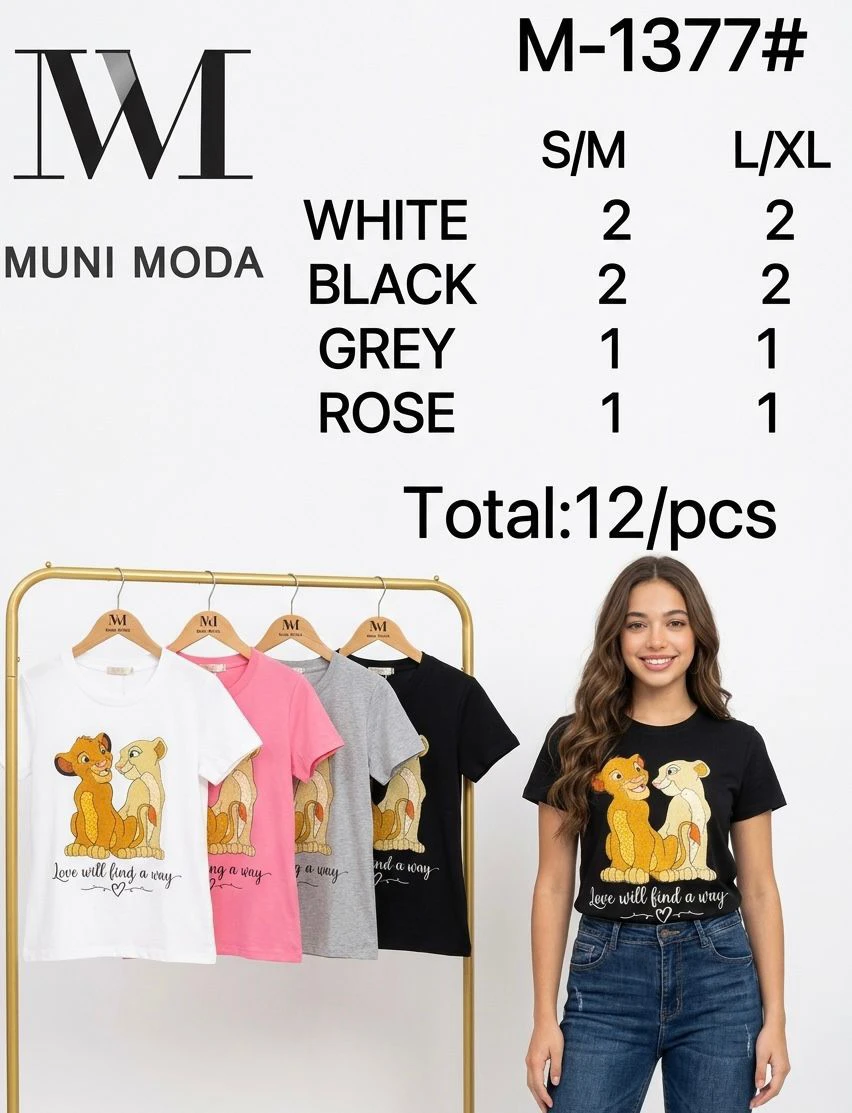 Playera estampada-M-1377