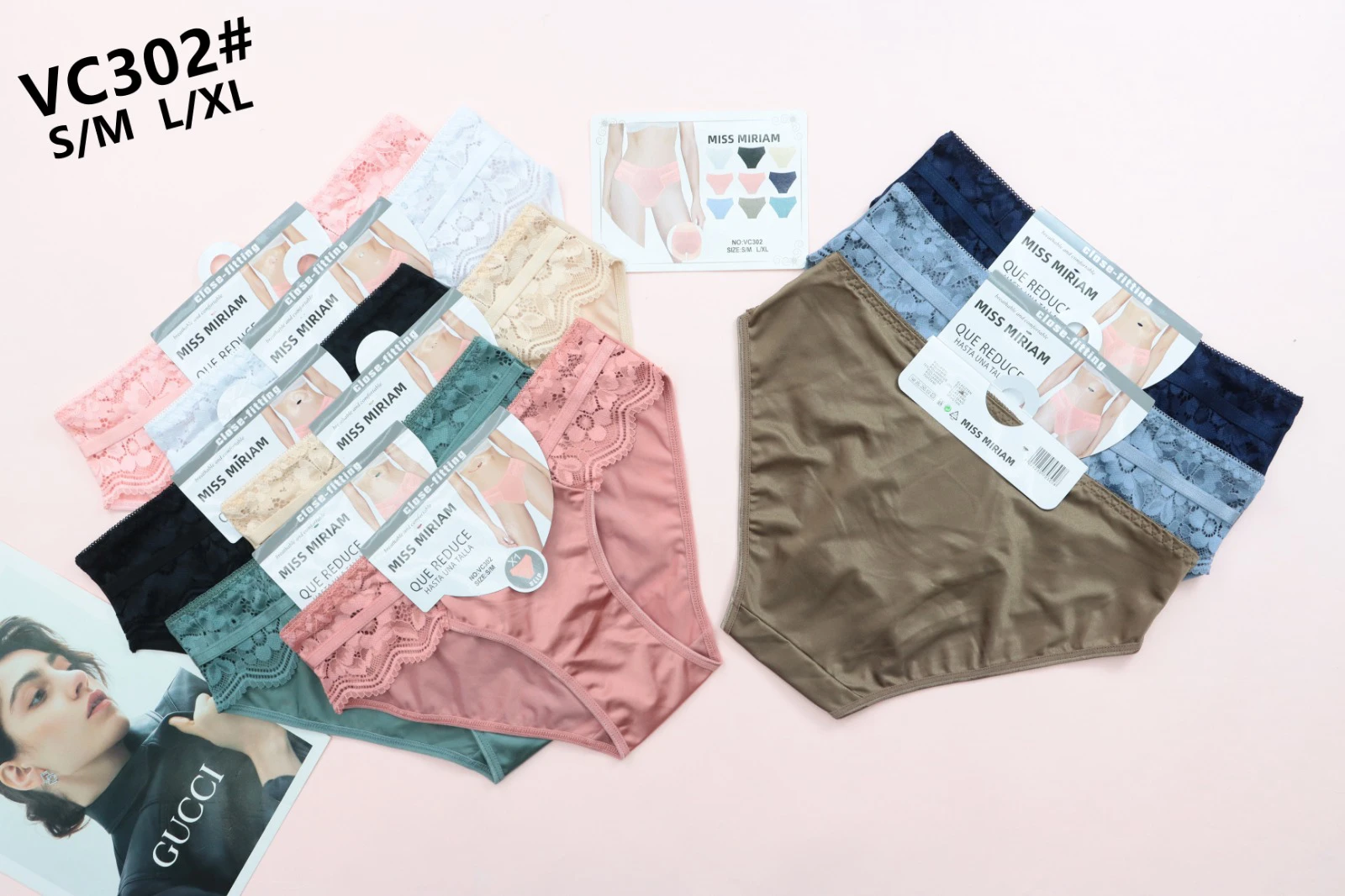 Braguita de encaje para mujer-VC302