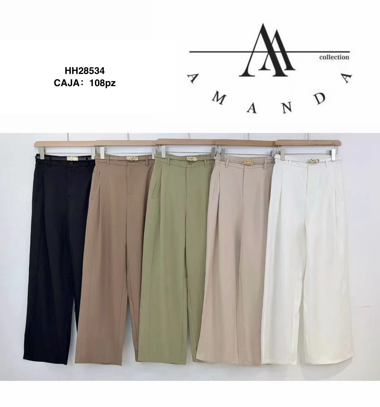Pantalones de vestir para mujer-HH28534
