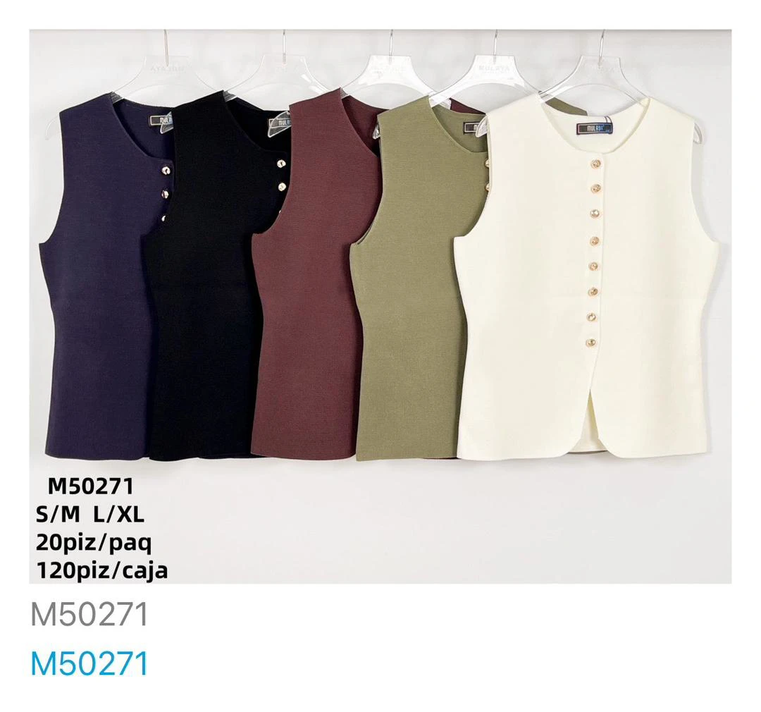 Chaleco con botones-M50271
